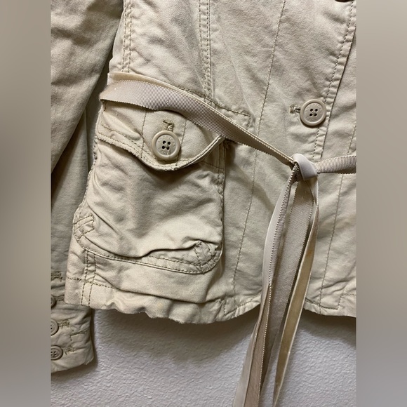 American Eagle Khaki Utility Jacket Blazer - Picture 6 of 12